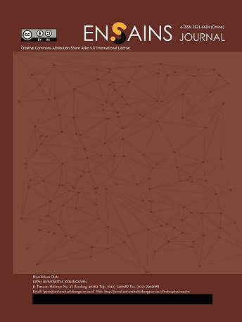 					View Vol. 3 No. 2 (2020): ENSAINS Journal Mei 2020
				